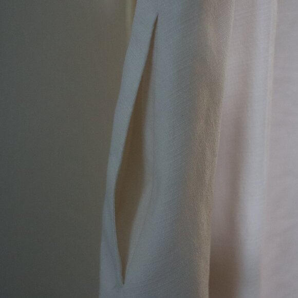 Ann Taylor | Off-White Fit & Flare Dress, Size 2 - Picture 10 of 13